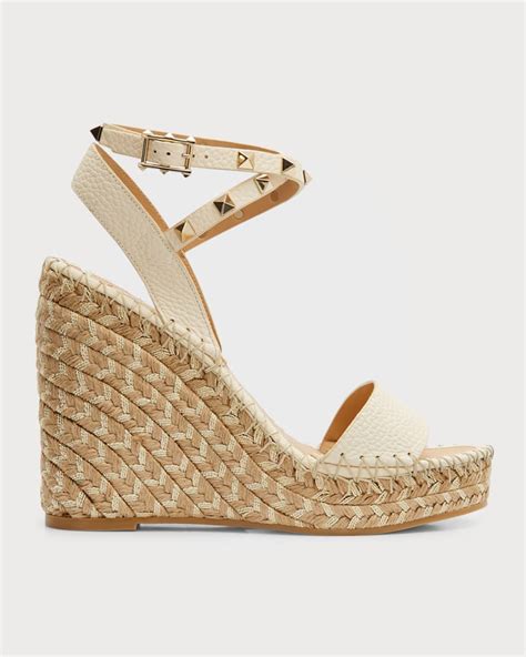 Neiman Marcus wedge espadrilles